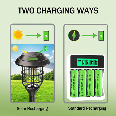 Zsolarigt 2000mAh 1.2V 10 Packs Rechargeable Ni-MH AA Batteries Long Lasting for Remote Controls, Household Device