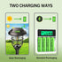 Zsolarigt 2000mAh 1.2V 10 Packs Rechargeable Ni-MH AA Batteries Long Lasting for Remote Controls, Household Device