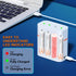 HIKITMATE (4 Pack), 1.2V 1100mAh 1200 Rechargeable AAA Batteries Ni-MH Triple A Batteries, Cycles with USB-C, LED