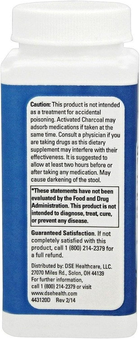 Requa Activated Charcoal, 260 mg, 100 Count