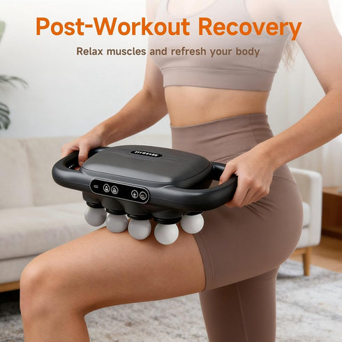 LOVMASSG 16-Head Set, 9 Massage Gun Deep Tissue Percussion Massager, Electric Muscle Massager with Adjustable Speeds