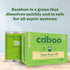 Packaging, 2 Pack 12 300 Caboo Tree Free Unbleached Toilet Paper | Plastic Free Septic Safe, Eco Friendly, Chemical