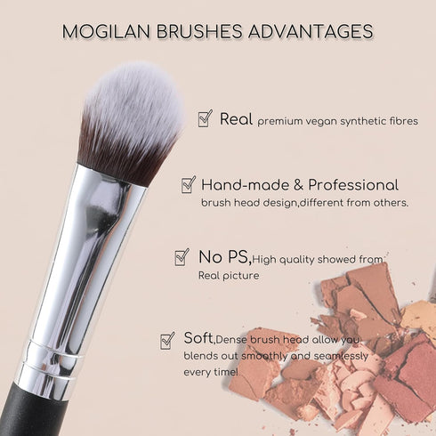 Concealer Brush Under Eye Kitten Paw Makeup Brush Soft Synthetic Bristles for Liqud Cream Powder Eye Concealer Eyeshadow Blending,Covers Blemishes,Imperfections & Dark Circles Face Brush 273