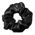 LILYSILK Silk Hair Scrunchies, 100% Mulberry Silk Hair Ties, No Damage, Elastic Holders, 1Pc, Black