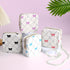 Teircno Period Bag for Women - Cute Corduroy Sanitary Napkin Storage Bag with Bow Design | Period Pouch for Daily Use