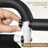 NobrNyanT 2 Bed Rails for Elderly Adults Safety, Adjustable Bed Cane with Sturdy Support Foot & Storage Pockets, Steel