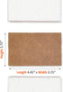 Pack 6 Full Circle Walnut and Cellulose Scrubber Sponges of Powerful, Non-Scratch Kitchen Sponges Made with Plant-Based