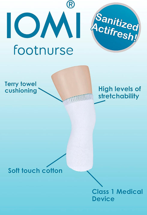 IOMI 6 (45cm 18 inches) Sock Shop Prosthetic Socks for below the Knee Amputees (Pink /