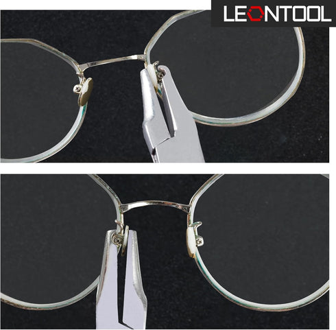 Eyeglasses Nose Pad Pliers, 6 Inches Frame Pliers for Glasses Repair, Assembling & Adjusting Tools