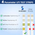 Sooenben 4-in-1 50ct 50 50 UTI Test Strips, Full Panel Urinary Tract Infection Test Kit at Home for Women Men Kids