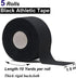 Tape,5 Pack ADMITRY Athletic Black Sports Tape,Strong Stick No Sticky Residue for Hockey Climbing Sports Medical