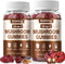 Nubetong Mushroom Gummies - 10x Mushroom Supplement for Adults with Lion's Mane, Reishi,