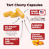 Turmeric Curcumin & Tart Cherry Extract Capsules with Black Pepper, Aid Uric Acid Balance, Joint Health, 2 Pack