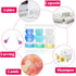 Selizo Travel Bottles Containers Silicone and Plastic with TSA Approved Toiletry Case