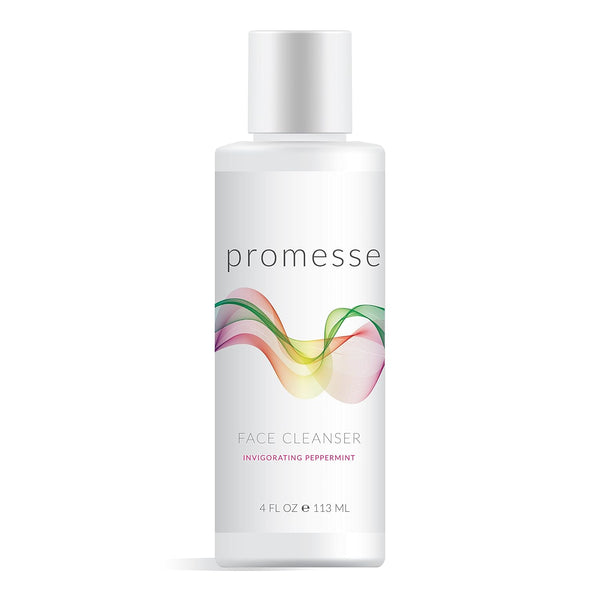 promesse Face Wash Exfoliating Cleanser with Salicylic Acid, Lactic Acid & Glycolic Acid, Mild Microdermabrasion Gel