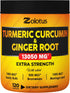 6 in 1 Turmeric Curcumin + Ginger Capsules, 95% Curcuminoids, Joint & Absorption Support - 120 Capsules