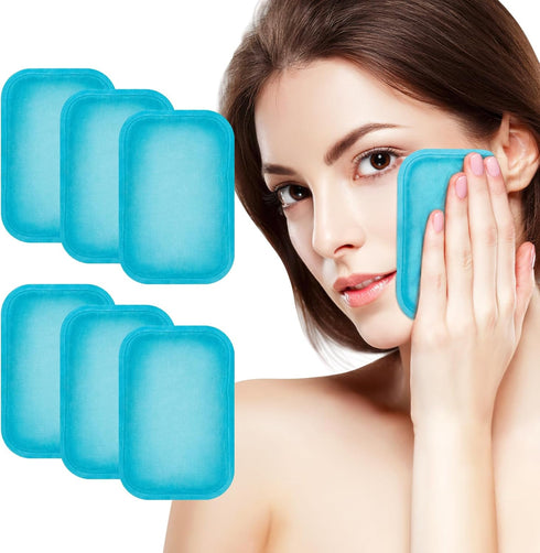 Reusable Small Ice Packs - Hot & Cold Mini Gel Cold Packs for Injuries, Sinus Relief, Tired Eyes, Headaches, First Aid,