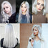Unisex Hair Wax Color Dye Styling Cream Mud, Washable Temporary Pomade for Natural Hairstyle, Party Cosplay (Ash Matte