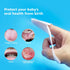 Baby Tongue Cleaner, Newborn Finger Toothbrush, 42 Count Disposable Wet and Dry Use, 0-36 Months