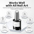 modelones Lamp Free Peel off Gel Base Coat, Easy Removal Foundation for Gel Nail Polish, 10ml