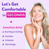 Pack 12 Immediate Muun Vaginal Moisturizer - Intimate Hydration - Dryness Burning Itching Discomfort Relief