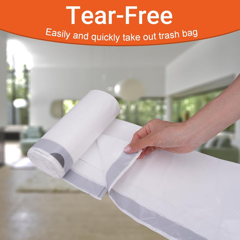 Reliable1st 10.6 (2 10.6 50 Count 1.2 Gallon for Dual Compartment Trash Can x Gallon) Trash Bags with Ultra-Strong