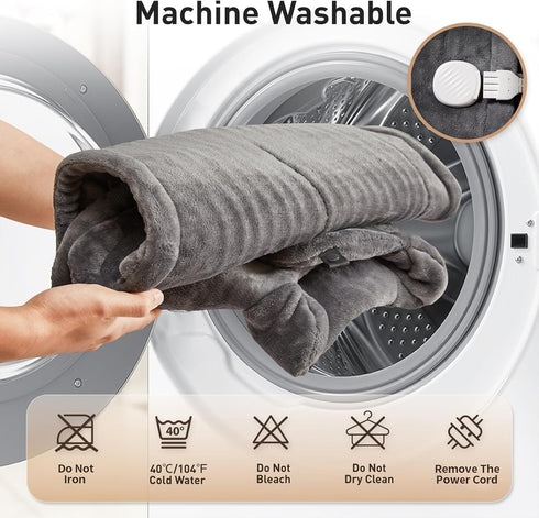 WUGE Mothers Day Gifts for Mom, Heating Pad for Neck Shoulder and Back, Birthday Gift for Women Men, Deeper Pain