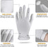 XL Extra Large 2 Pairs 100% Premium Cotton Gloves for Dry Hands, Moisturizing Overnight Gloves for Eczema, Psoriasis &