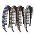 Yeshan Teeth Comb Headbands for Women, Pack of 4 with Rhinestone and Crystal Beaded Plastic Hairbands