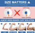 Full-Size Blood Pressure Replacement Cuffs - 5.9-9.5 & 9-21 Inches, Compatible with Omron and Other Brands (Cuffs Only)