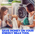Holikme Dryer Vent Cleaner Kit, 40 Feet Flexible Lint Brush with Drill Attachment for Easy Cleaning