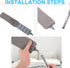 Upgraded Under Appliance Cleaning Gadgets, Microfiber Gap Duster with Extendable Pole 26-55 Inches