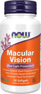 NOW Supplements, Macular Vision Softgel, Eye Health Support, 50 Softgels for Vision Care