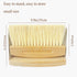 Mini Broom and Dustpan Set, Small Metal Dustpan and Brush for Home Office, Desktop, Pet Care, Black
