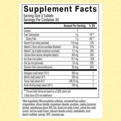 Swisse Lung Detox and Cleanse Supplement, Lungs Support with Mullein Leaf Extract, Reishi, Astragalus, 90 Tablets