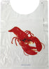 Black Cat Avenue Adult Tie Back Disposable Lobster Plastic Bibs, 50 Count