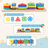 SILAIDESI Set Wooden Bead Sequencing for Seniors, Lacing & Stacking Activities, Memory Games for Elderly, Cognitive Aid