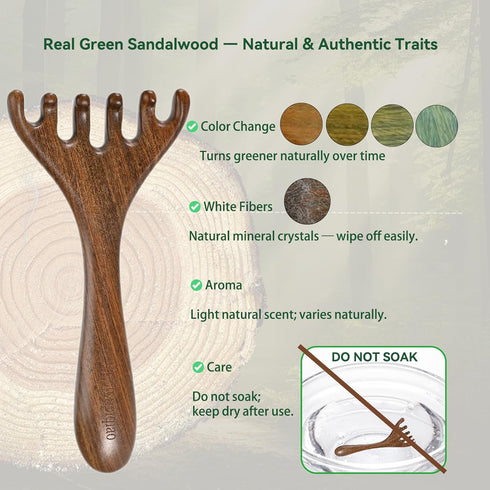Wooden Handheld Manual Massage Tools, Meridian Massage Brush, Scalp Massage Tool, Head Massager, Neck Massager, Back