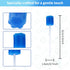 50 Pieces Disposable Oral Swabs, Unflavored Mouth Sponge Sticks for Elderly, Kids, Adults Cleaning