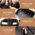 Makeup Organizer for Vanity, Cosmetic Display Case with Drawers for Skincare, Brushes, and Accessories, Black