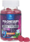 Magnesium Gummy - High Absorption Magnesium Citrate Supplement for Relaxation, 60 Raspberry Gummies