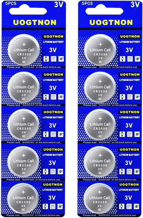 CR2330 3V Lithium Battery (10 Pack)