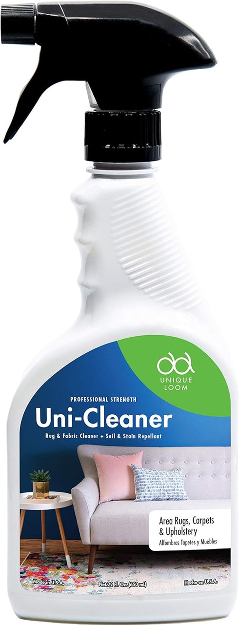 Unique Loom Uni-Cleaner Rug & Fabric Cleaner + Soil & Stain Repellent for Tough Stains and Protect Rugs (22 oz)