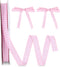 VGOODALL Pink Gingham Ribbon 50 Yards, Buffalo Checker Ribbons for Picnic, School, Mother's Day Gift Wrapping