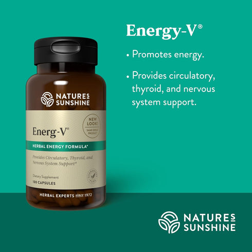 Nature's Sunshine Energ-V - 100 Capsules