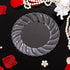 U-QE 100 Pieces Clear Plastic Plates, 6 Inch Disposable Dessert Plates, Washable & Reusable for Parties