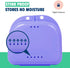 Retainer Case - Pack of 2, Odorless Mouth Guard Case, Ventilated, Durable & Hygienic for Braces, Dentures & Aligners