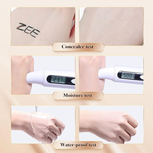 OETUIOW Mushroom Head Air Cushion CC Cream, BB Cream Foundation for Mature Skin, Natural Color