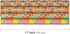 RUSPEPA Mini Kraft Wrapping Paper Rolls, 4 Rolls, 17 inches x 10 feet per Roll, Colorful Birthday Gift Wrap