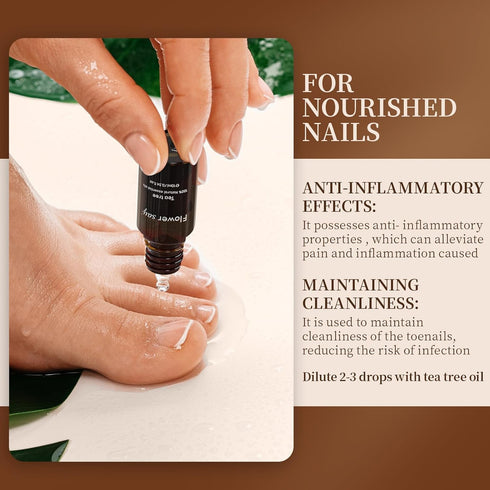 Tea Tree Essential Oil 0.34Oz - 100% Pure Undiluted Therapeutic Grade Essential Oils for Diffuser, Skin Care, Massage